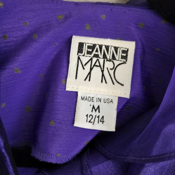 Vintage Jeanne Marc 3-Piece Women's Outfit Set Skirt, Top, and Jacket Purple - Picture 12 of 16